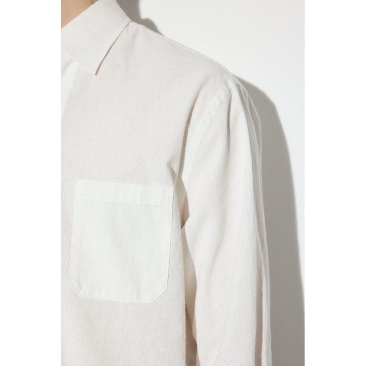 フレンチリネンCOOLMAXスキッパーシャツ | AZUL BY MOUSSY | 詳細画像10 