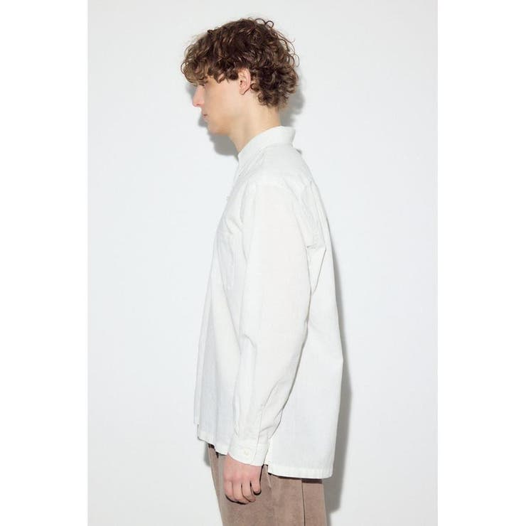 フレンチリネンCOOLMAXスキッパーシャツ | AZUL BY MOUSSY | 詳細画像6 