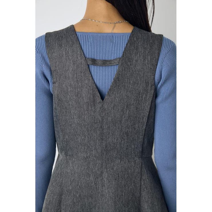 素材アソートペプラムジップジャンスカ | AZUL BY MOUSSY | 詳細画像25 