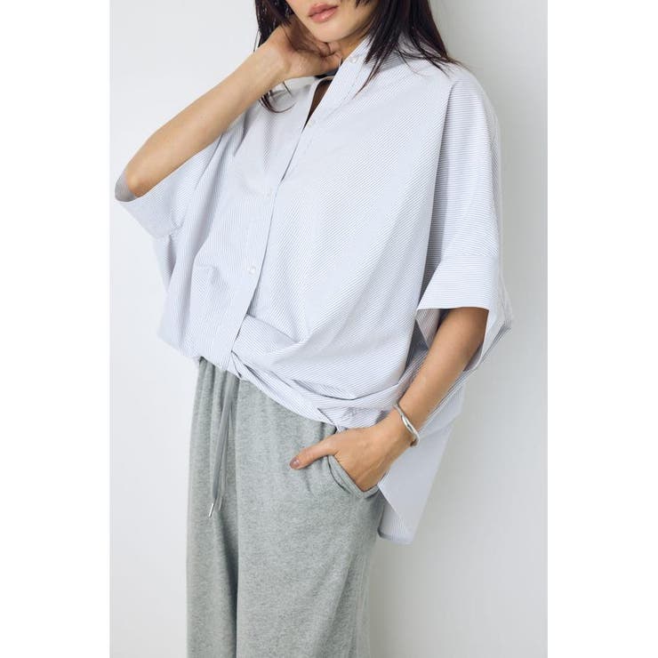 フロントタック半袖ドルマンブラウス | AZUL BY MOUSSY | 詳細画像29 