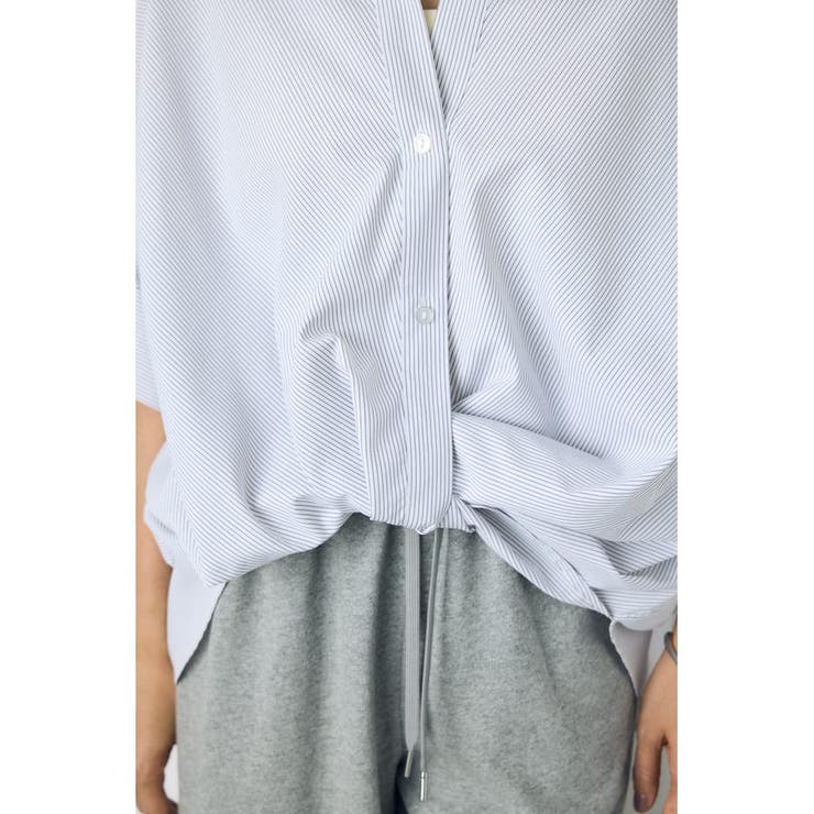 フロントタック半袖ドルマンブラウス | AZUL BY MOUSSY | 詳細画像34 