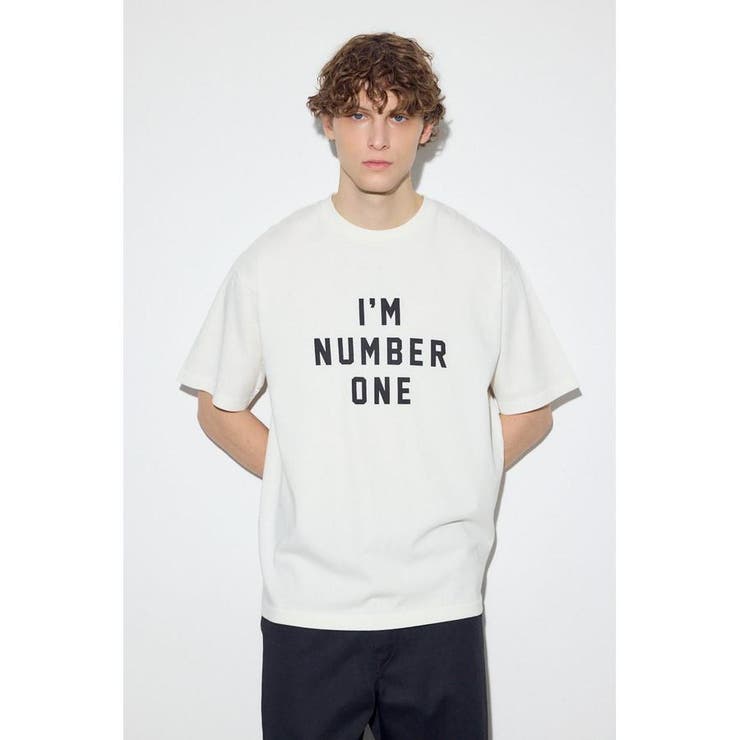 I'M NUMBER ONE Tシャツ | AZUL BY MOUSSY | 詳細画像2 