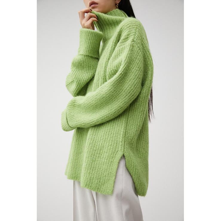 BIG TURTLE MIX KNIT TOPS[品番：AZLW0020352]｜AZUL BY MOUSSY