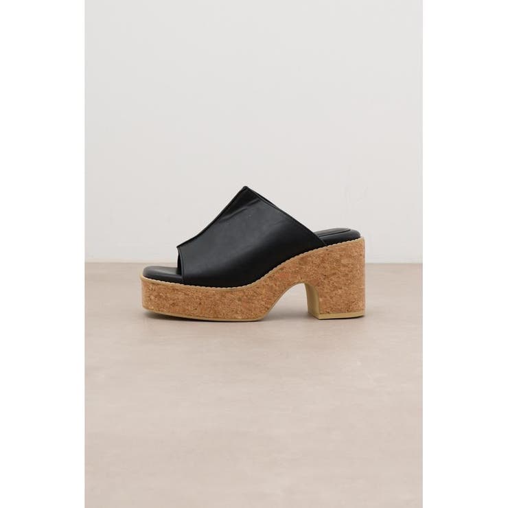 センターシームコルクウェッジサンダル | AZUL BY MOUSSY | 詳細画像14 