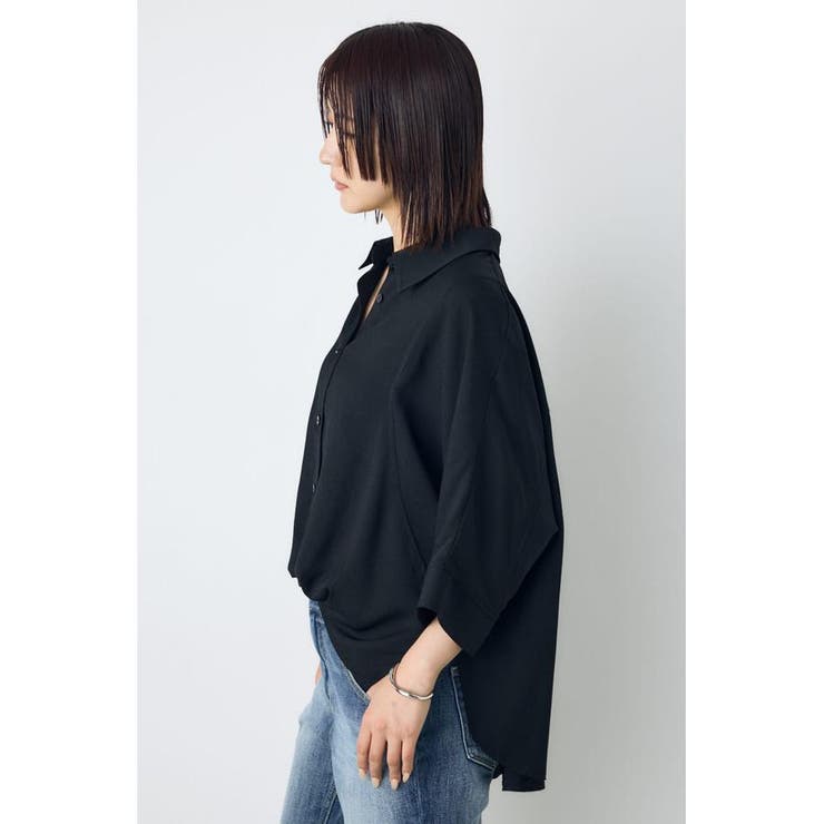 楊柳タックヘムコクーンシャツ | AZUL BY MOUSSY | 詳細画像11 
