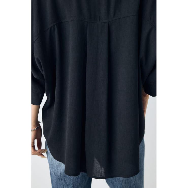楊柳タックヘムコクーンシャツ | AZUL BY MOUSSY | 詳細画像15 