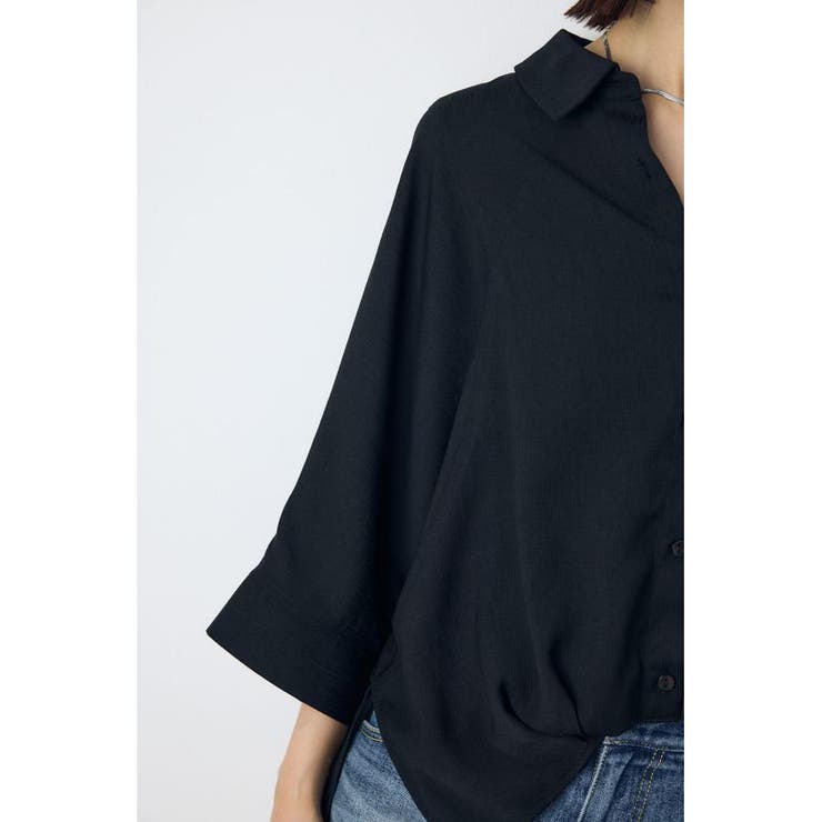 楊柳タックヘムコクーンシャツ | AZUL BY MOUSSY | 詳細画像16 