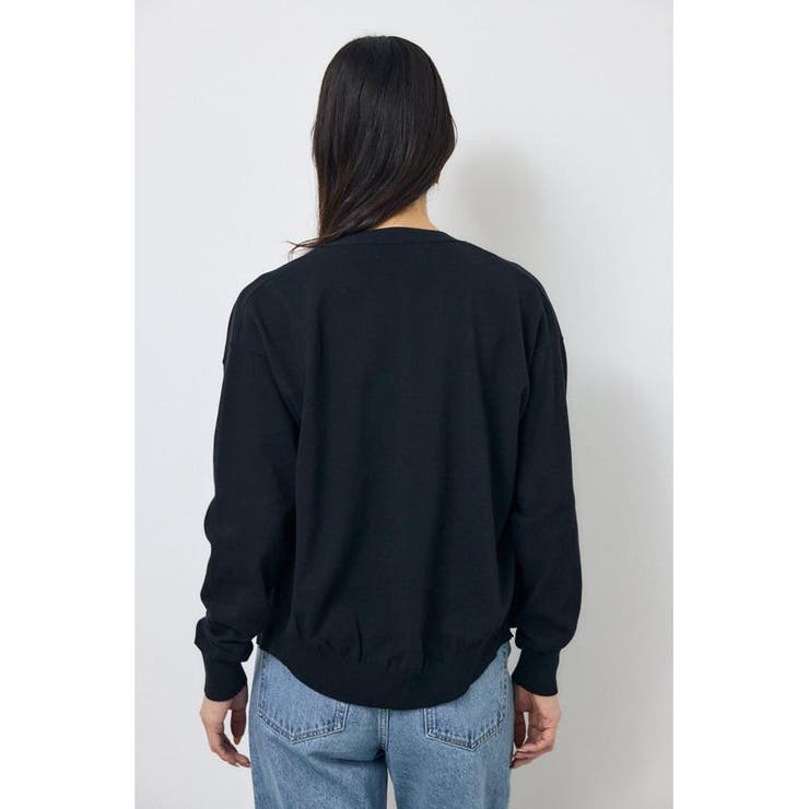 Vネックベーシックニットカーディガン | AZUL BY MOUSSY | 詳細画像4 