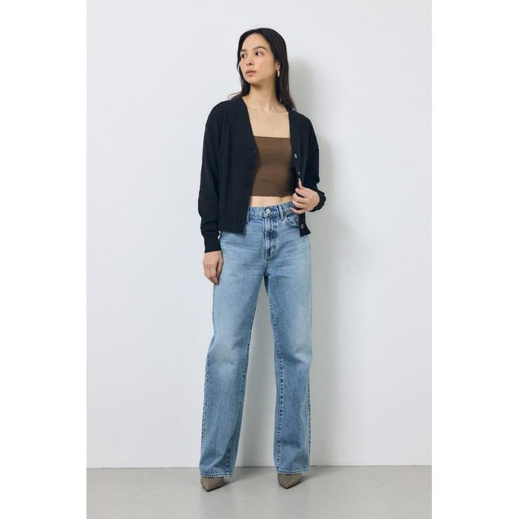 Vネックベーシックニットカーディガン | AZUL BY MOUSSY | 詳細画像5 