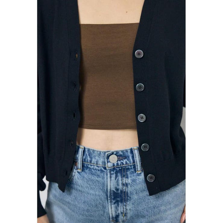 Vネックベーシックニットカーディガン | AZUL BY MOUSSY | 詳細画像6 