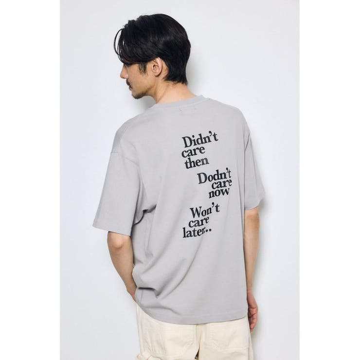 引き揃え天竺バックメッセージロゴTシャツ | AZUL BY MOUSSY | 詳細画像34 