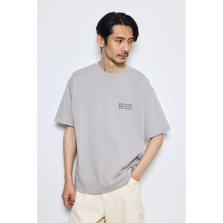 引き揃え天竺バックメッセージロゴTシャツ | AZUL BY MOUSSY | 詳細画像36 