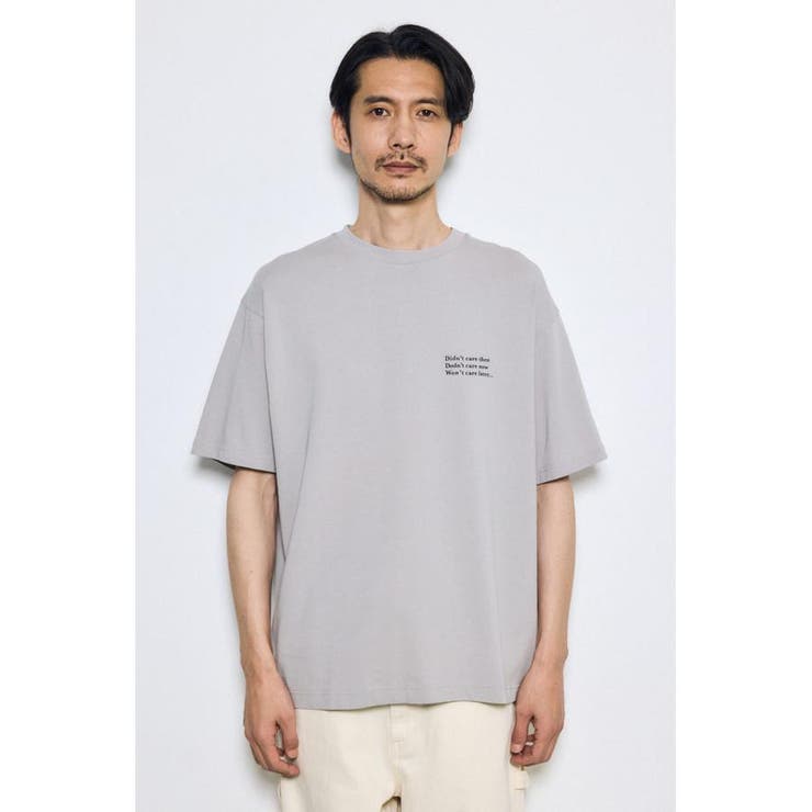 引き揃え天竺バックメッセージロゴTシャツ | AZUL BY MOUSSY | 詳細画像38 