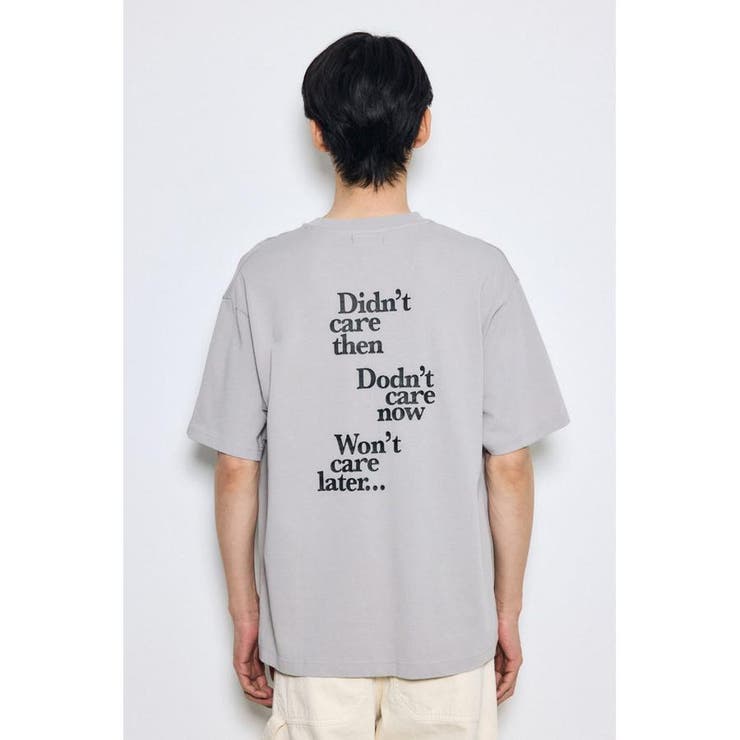 引き揃え天竺バックメッセージロゴTシャツ | AZUL BY MOUSSY | 詳細画像40 