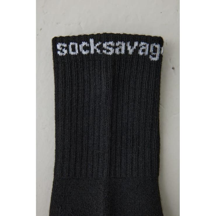 ロゴジャガードミドルソックス | AZUL BY MOUSSY | 詳細画像6 