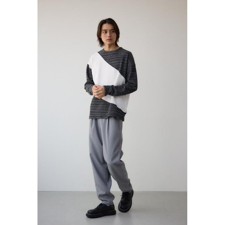 ヘビーワッフルバイカラートップス | AZUL BY MOUSSY | 詳細画像40 