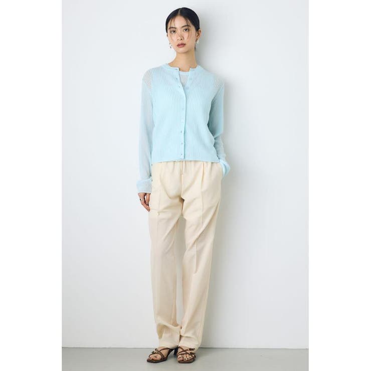 シアーリブ長袖ニットカーディガン | AZUL BY MOUSSY | 詳細画像34 
