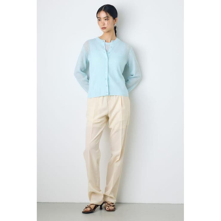 シアーリブ長袖ニットカーディガン | AZUL BY MOUSSY | 詳細画像35 