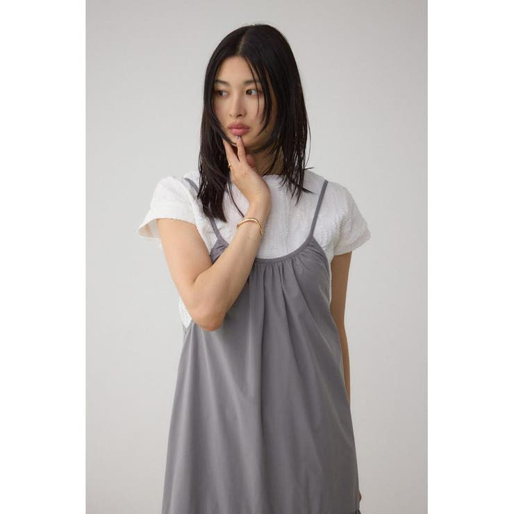 インナーSETフロントギャザーキャミワンピース | AZUL BY MOUSSY | 詳細画像30 