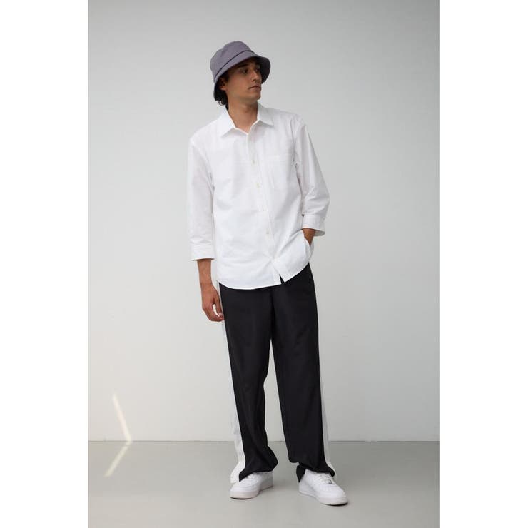 シアサッカー7分袖シャツ | AZUL BY MOUSSY | 詳細画像4 