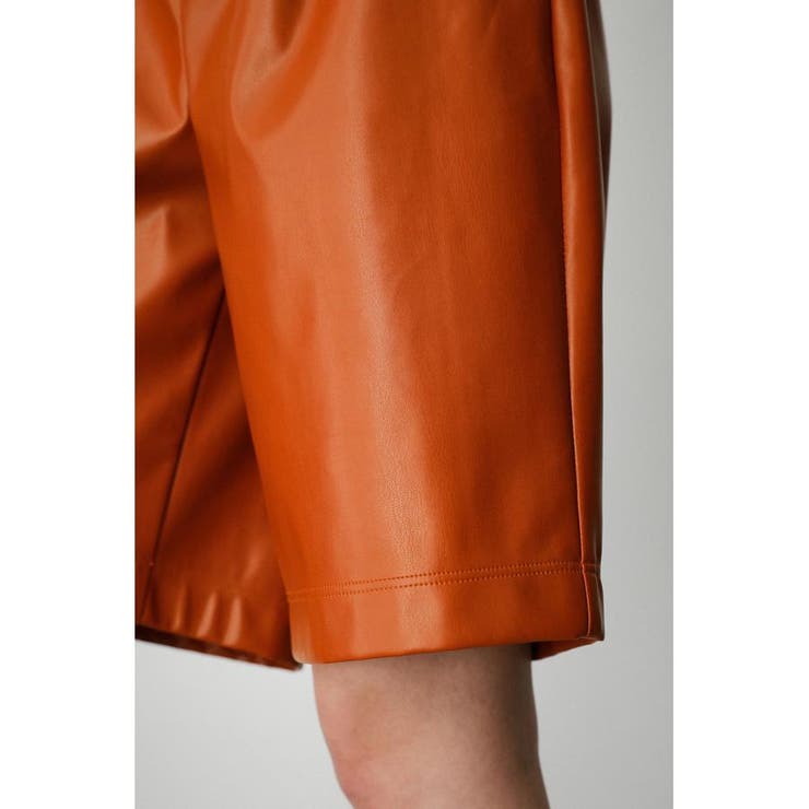 FAUX LEATHER HALF PANTS | AZUL BY MOUSSY | 詳細画像20 