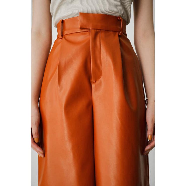 FAUX LEATHER HALF PANTS[品番：AZLW0020122]｜AZUL BY MOUSSY