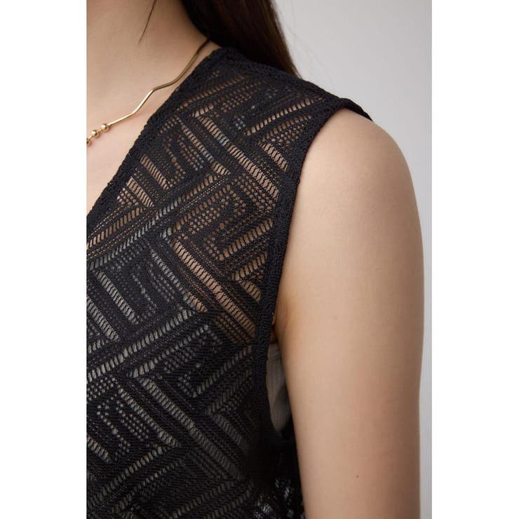 前後2WAYレースロングジレ | AZUL BY MOUSSY | 詳細画像20 