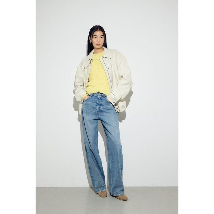 フェイクレザーミドルブルゾン | AZUL BY MOUSSY | 詳細画像7 