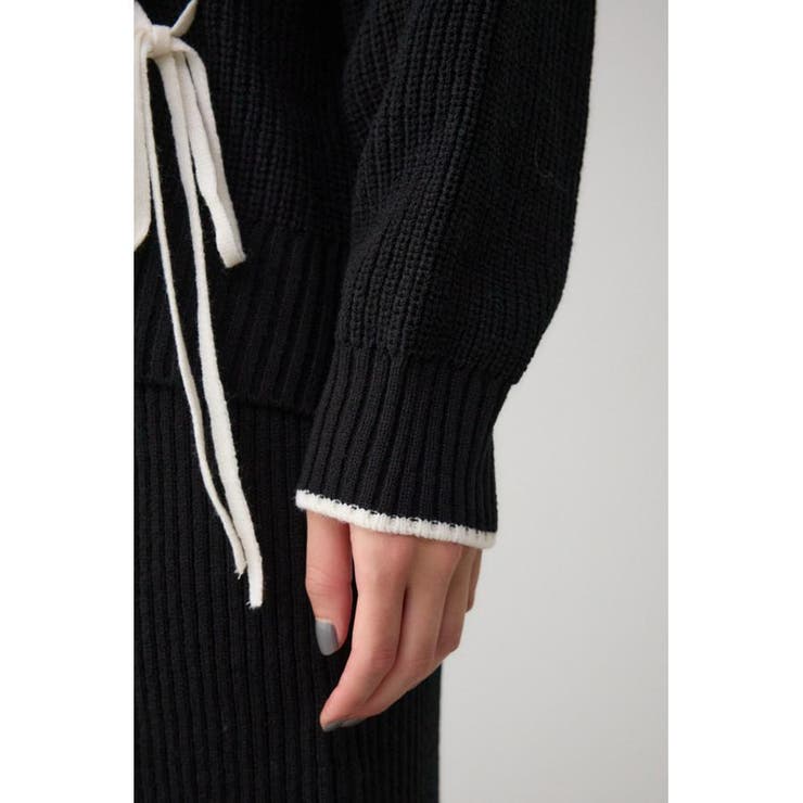 ステッチデザインニットトップス | AZUL BY MOUSSY | 詳細画像24 