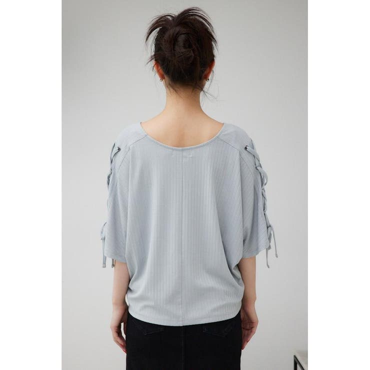 ショルダーレースアップカットトップス | AZUL BY MOUSSY | 詳細画像37 