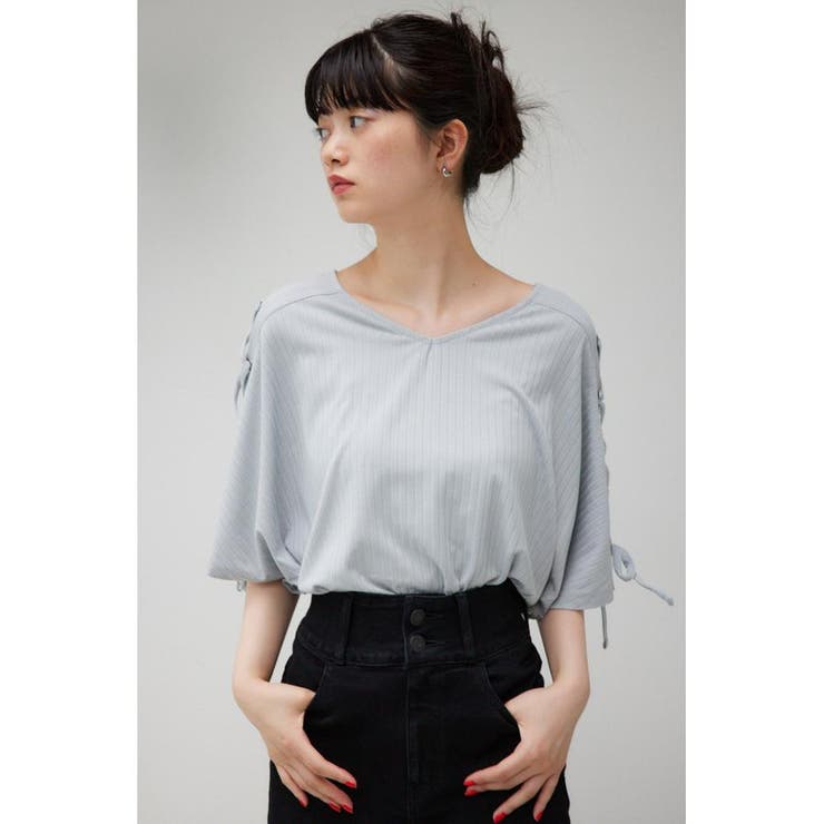 ショルダーレースアップカットトップス | AZUL BY MOUSSY | 詳細画像32 