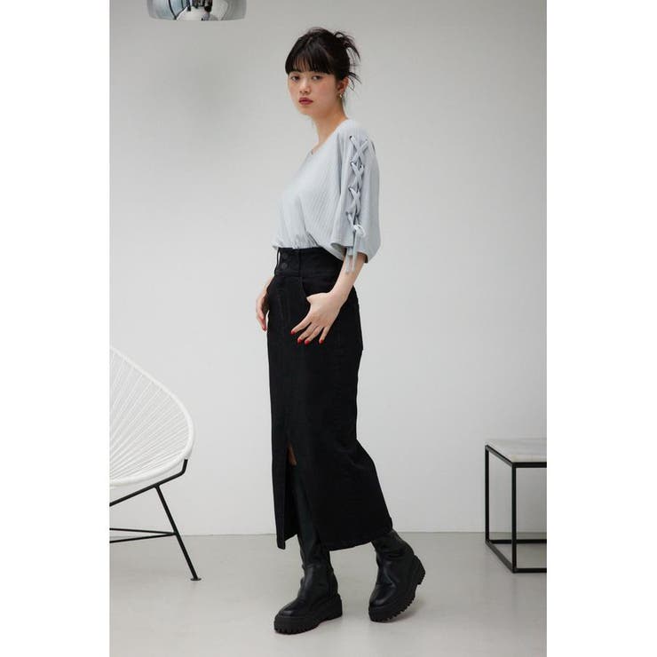 ショルダーレースアップカットトップス | AZUL BY MOUSSY | 詳細画像34 