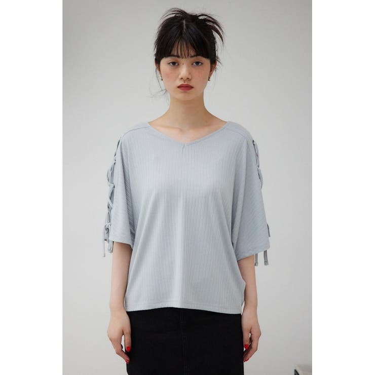 ショルダーレースアップカットトップス | AZUL BY MOUSSY | 詳細画像35 