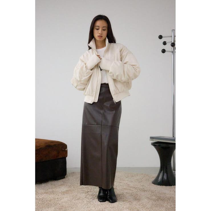 ロングリブサムホールショートMA-1 | AZUL BY MOUSSY | 詳細画像4 