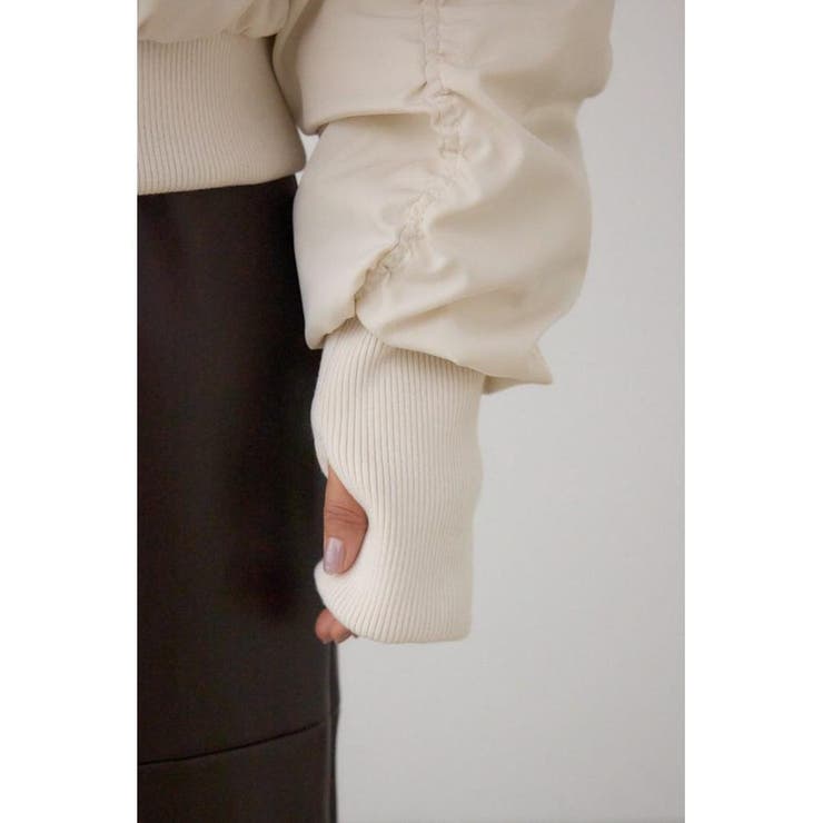 ロングリブサムホールショートMA-1 | AZUL BY MOUSSY | 詳細画像10 