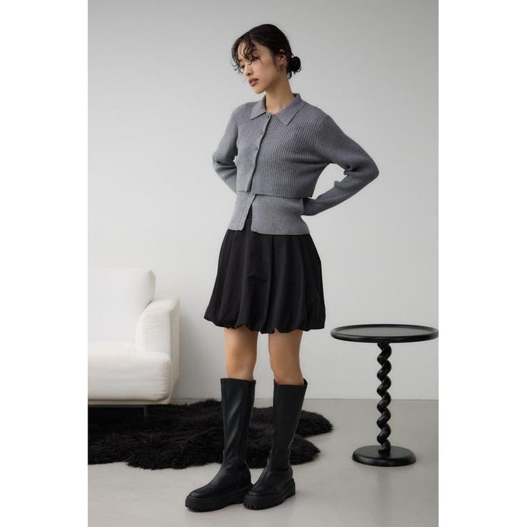 [nana]AZUL BY MOUSSY バルーンミニキュロットパンツ AZUL BY MOUSSY スカート バルーンミニキュロットパンツ