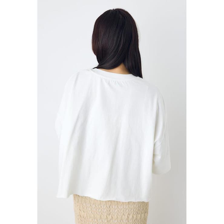 刺繍ロゴTシャツ | AZUL BY MOUSSY | 詳細画像4 