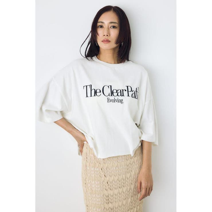 刺繍ロゴTシャツ | AZUL BY MOUSSY | 詳細画像5 