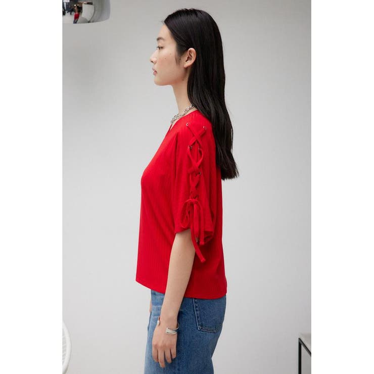 ショルダーレースアップカットトップス | AZUL BY MOUSSY | 詳細画像26 