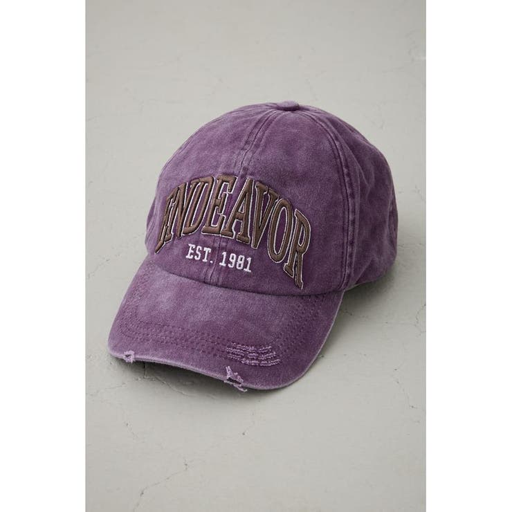 ピグメントダメージ3D刺繍キャップ | AZUL BY MOUSSY | 詳細画像12 