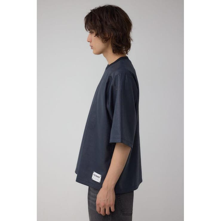 レザーライク半袖Tシャツ | AZUL BY MOUSSY | 詳細画像24 