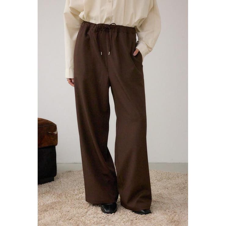 BRN | パッチポケットウエストイージーパンツ | AZUL BY MOUSSY