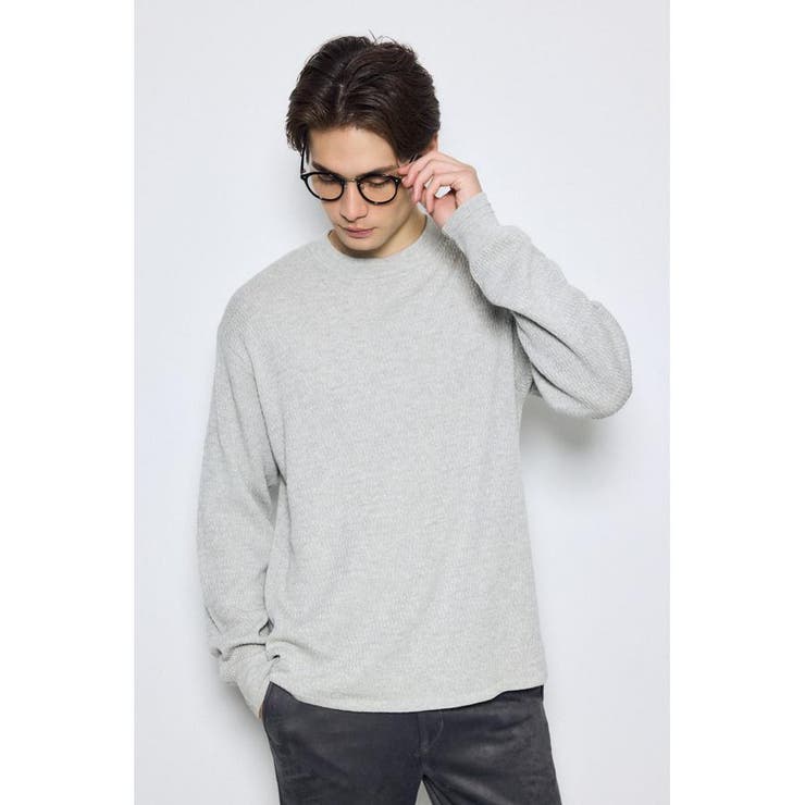 ハニカムクルーネックニットトップス | AZUL BY MOUSSY | 詳細画像34 