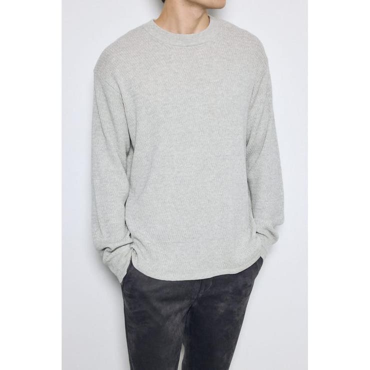 ハニカムクルーネックニットトップス | AZUL BY MOUSSY | 詳細画像37 