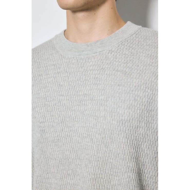 ハニカムクルーネックニットトップス | AZUL BY MOUSSY | 詳細画像42 