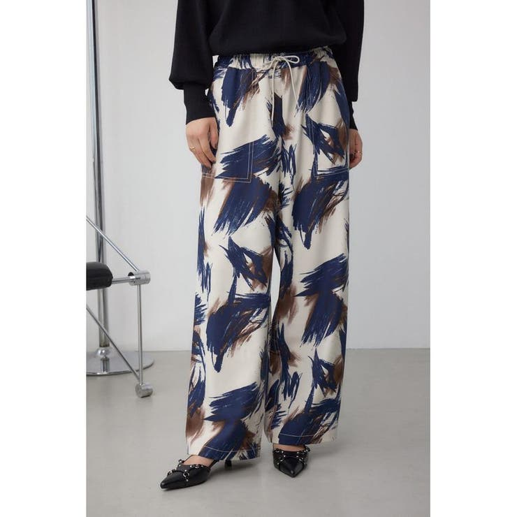 柄WHT5 | パッチポケットウエストイージーパンツ | AZUL BY MOUSSY