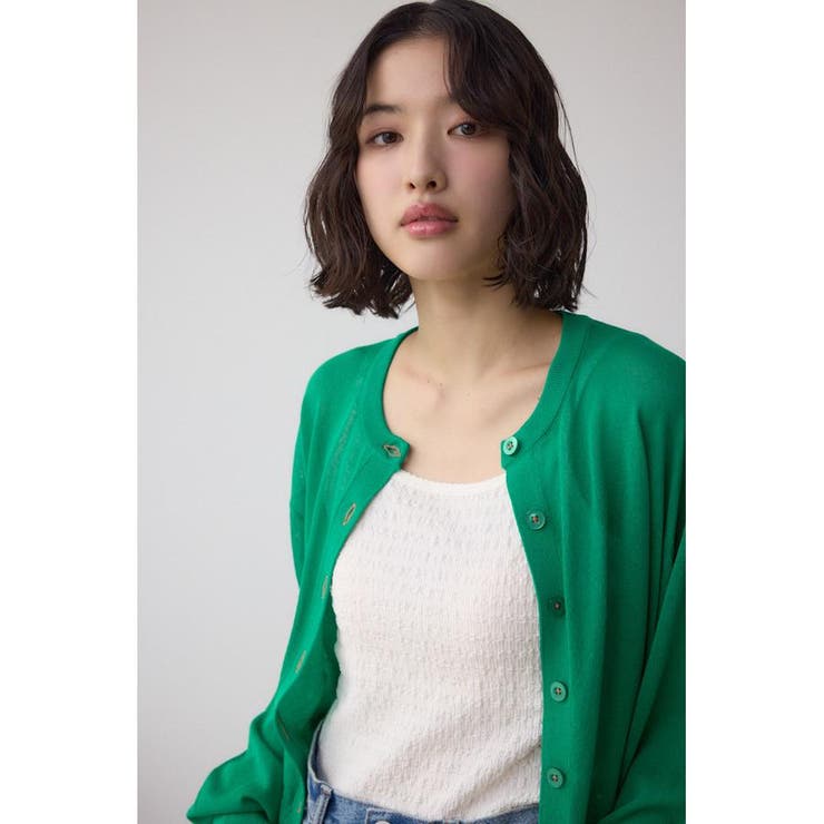I BLUES 売れ筋商品|||アイ ブルーズ カーディガン アウター レディース Cardigans Green The Essential Cardigan in Blueberry – Alice + Ames