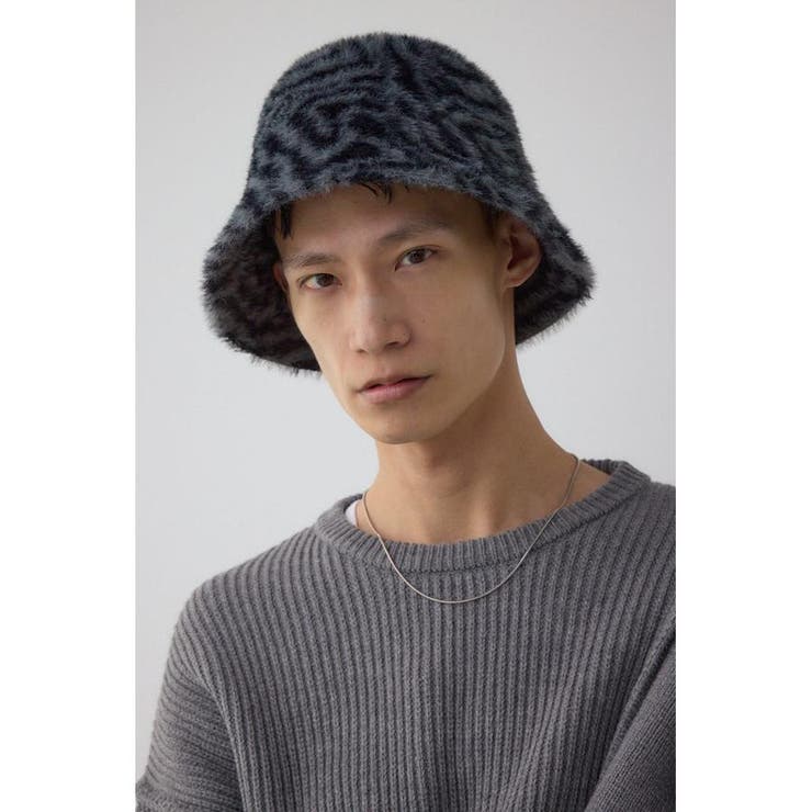 ゼブラ柄シャギーバケハ | AZUL BY MOUSSY | 詳細画像1 