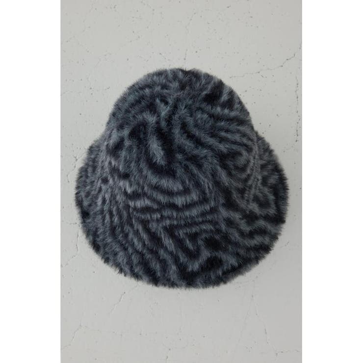 ゼブラ柄シャギーバケハ | AZUL BY MOUSSY | 詳細画像4 