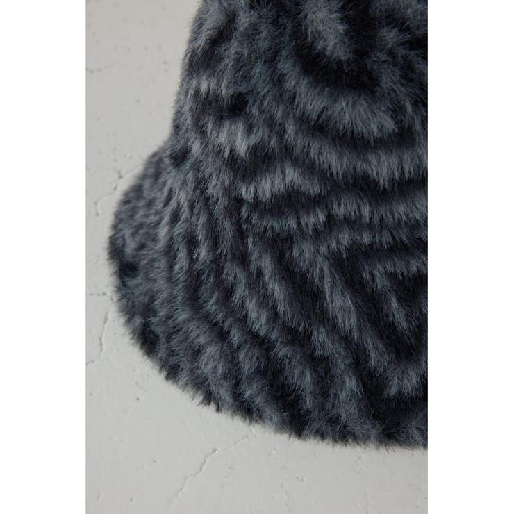 ゼブラ柄シャギーバケハ | AZUL BY MOUSSY | 詳細画像5 